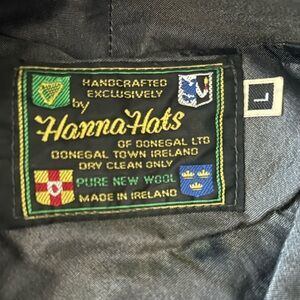Vintage flat Cap by Hanna Hats of Donegal Ireland.